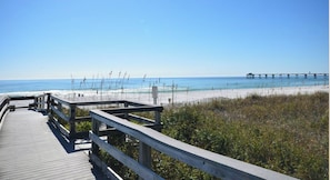 Accommodatie ligt op het strand