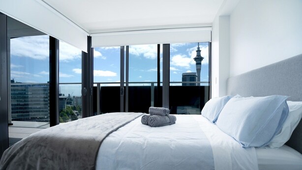 Departamento familiar, vista al puerto | 2 habitaciones y ropa de cama de alta calidad 
