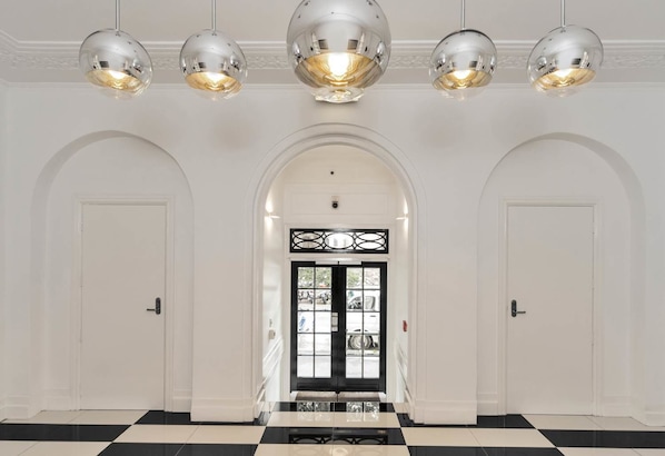 Interior entrance