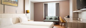 Phòng 2 giường đơn Deluxe | Bàn, truy cập Internet không dây miễn phí, bộ trải giường 