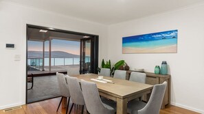 Dining - Ellerina Sea Vista | Stunning Views with Pool and Sauna (Mount Martha)