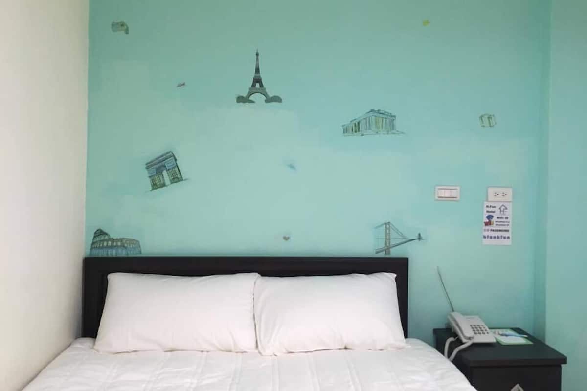 Basic Double Room, 1 Double Bed (203) | Desk, blackout drapes, soundproofing, rollaway beds