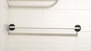Basic Double Room, 1 Double Bed (303) | Bathroom amenities | Shower, free toiletries, hair dryer, slippers