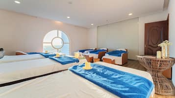 Body treatments, hot stone massages, deep-tissue massages