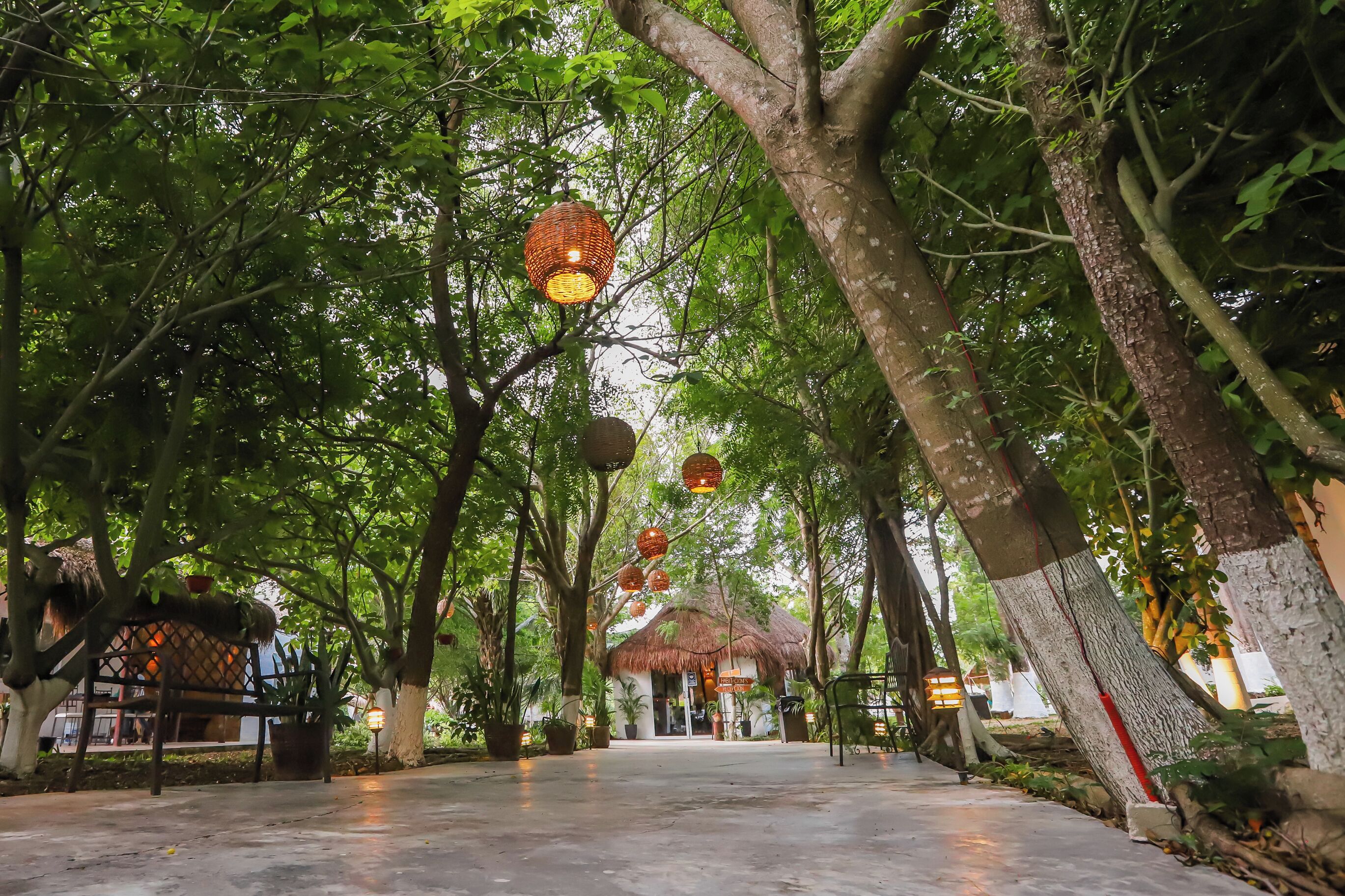 Entrada de la propiedad