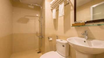Free toiletries, hair dryer, slippers, towels