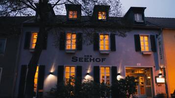 Front of property – evening/night