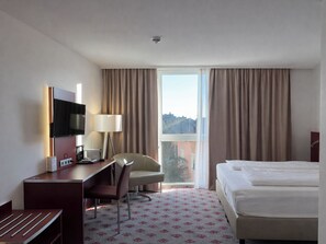 Ropa de cama hipoalergénica y minibar 