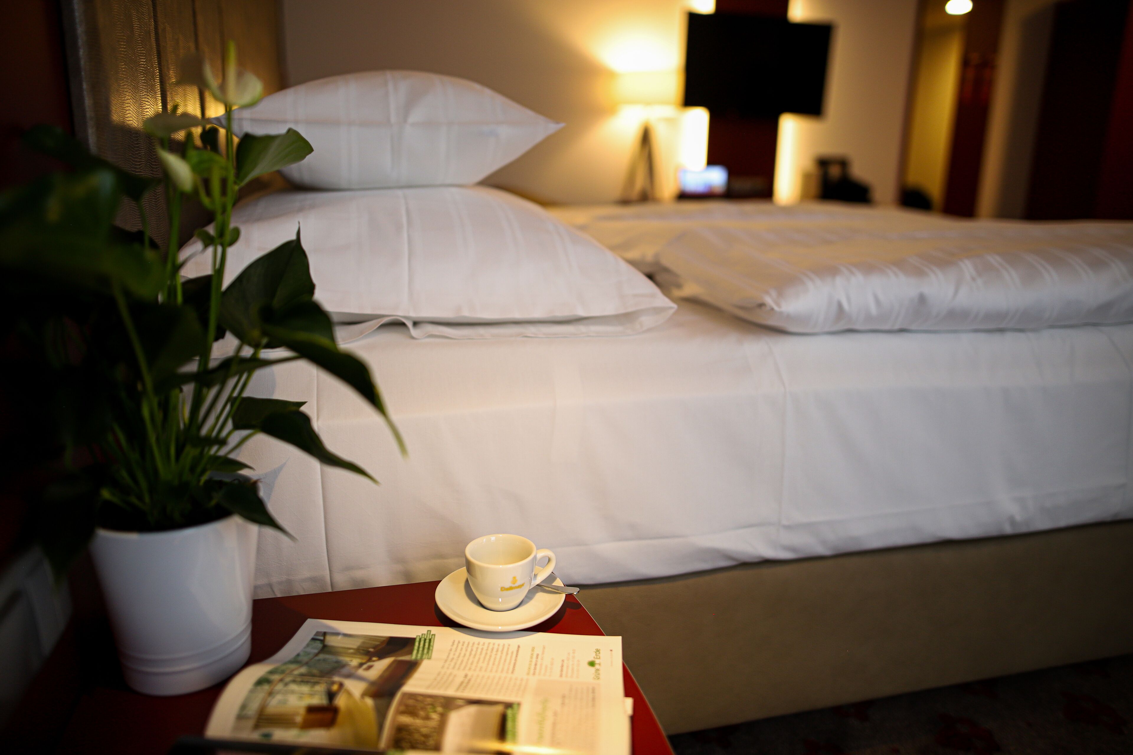 hypo-allergenic bedding, minibar, in-room safe, desk