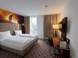 Ropa de cama hipoalergénica y minibar 