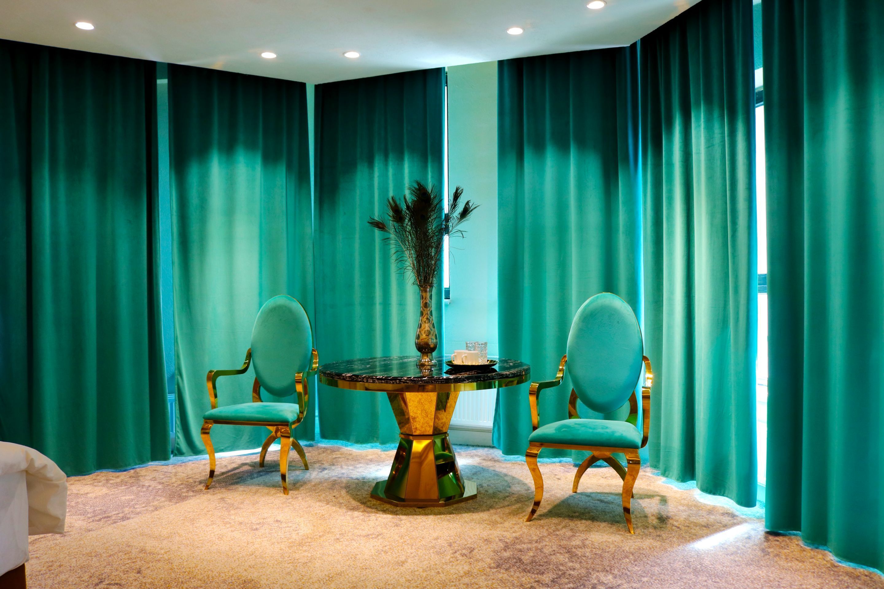 Phòng Exclusive, quang cảnh thành phố | 1 phòng ngủ, khu vực làm việc phù hợp cho laptop, màn/rèm cản sáng 