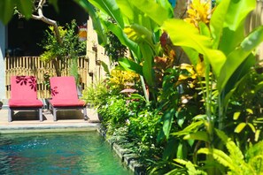 Outdoor pool - De Rekun Guest House (Ubud)