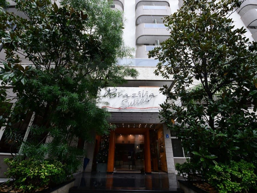 Fassade der Unterkunft