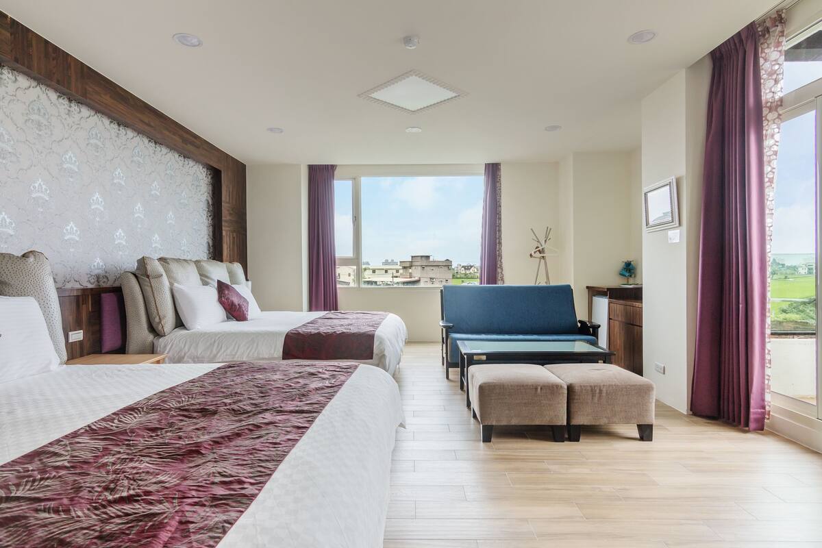 Deluxe Room, 2 Queen Beds, Courtyard View | Down comforters, desk, blackout drapes, WiFi (free)