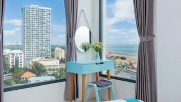 Suite, vistas al mar | 1 dormitorio, ropa de cama de alta calidad, colchones Select Comfort