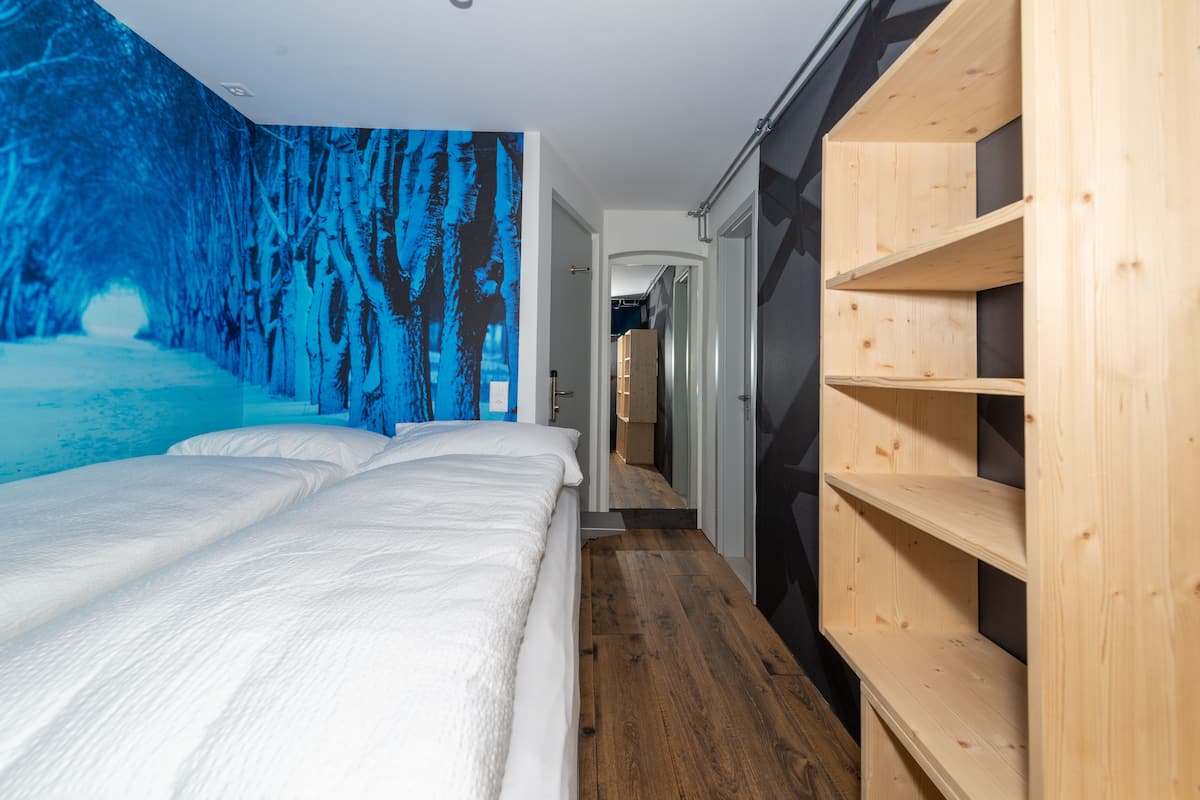 Desk, blackout curtains, free WiFi, bed sheets