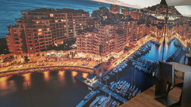 Monaco am Hafen | 办公桌、遮光窗帘、免费 WiFi、床单