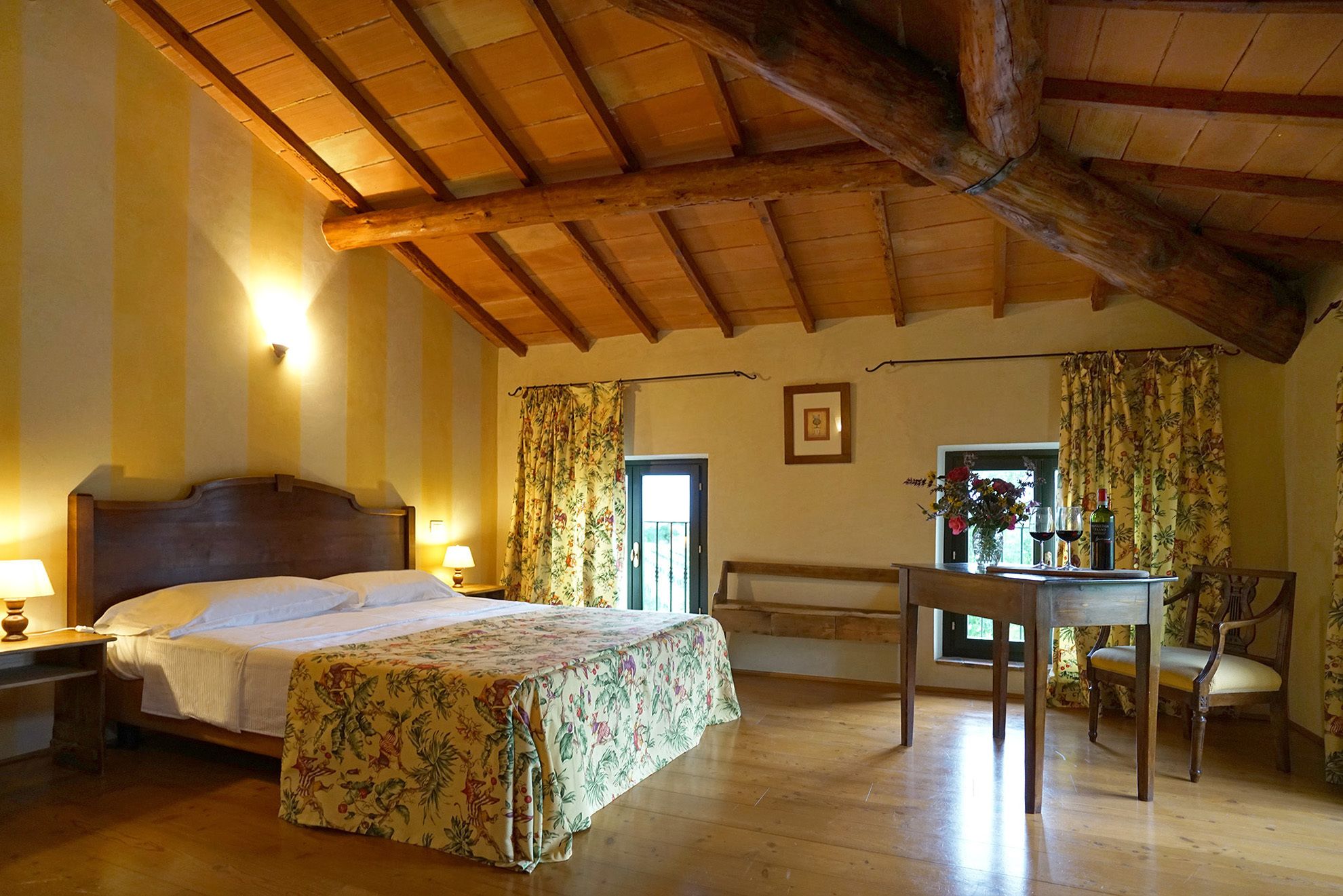 Standard Double Room | Down duvets, blackout curtains, iron/ironing board, cots/infant beds