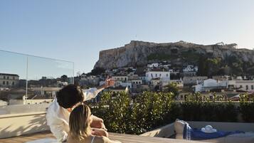 Iconic Suite, Hot Tub, Acropolis View | View from room