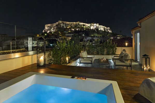 Iconic Suite, Hot Tub, Acropolis View | Exterior - A77 Suites, Small Luxury hotels of the World (Athens)