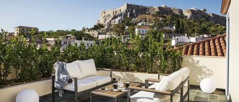 Phòng Suite, bồn tắm nước nóng (Iconic, Acropolis View) | 1 phòng ngủ, minibar, két bảo mật tại phòng