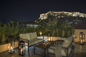 Iconic Suite, Hot Tub, Acropolis View | 1 bedroom, minibar, in-room safe, laptop workspace - A77 Suites, Small Luxury hotels of the World (Athens)