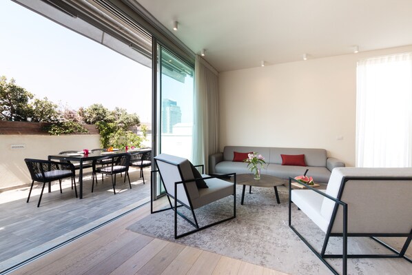 公寓, 4 间卧室 | 起居区 | 平板电视