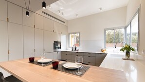 Apartment, 4 Bedrooms | Private kitchen | Coffee/tea maker, full-size fridge, microwave, oven - Live like Royalty in TLV DLX 2 Floor Apt (Tel Aviv)