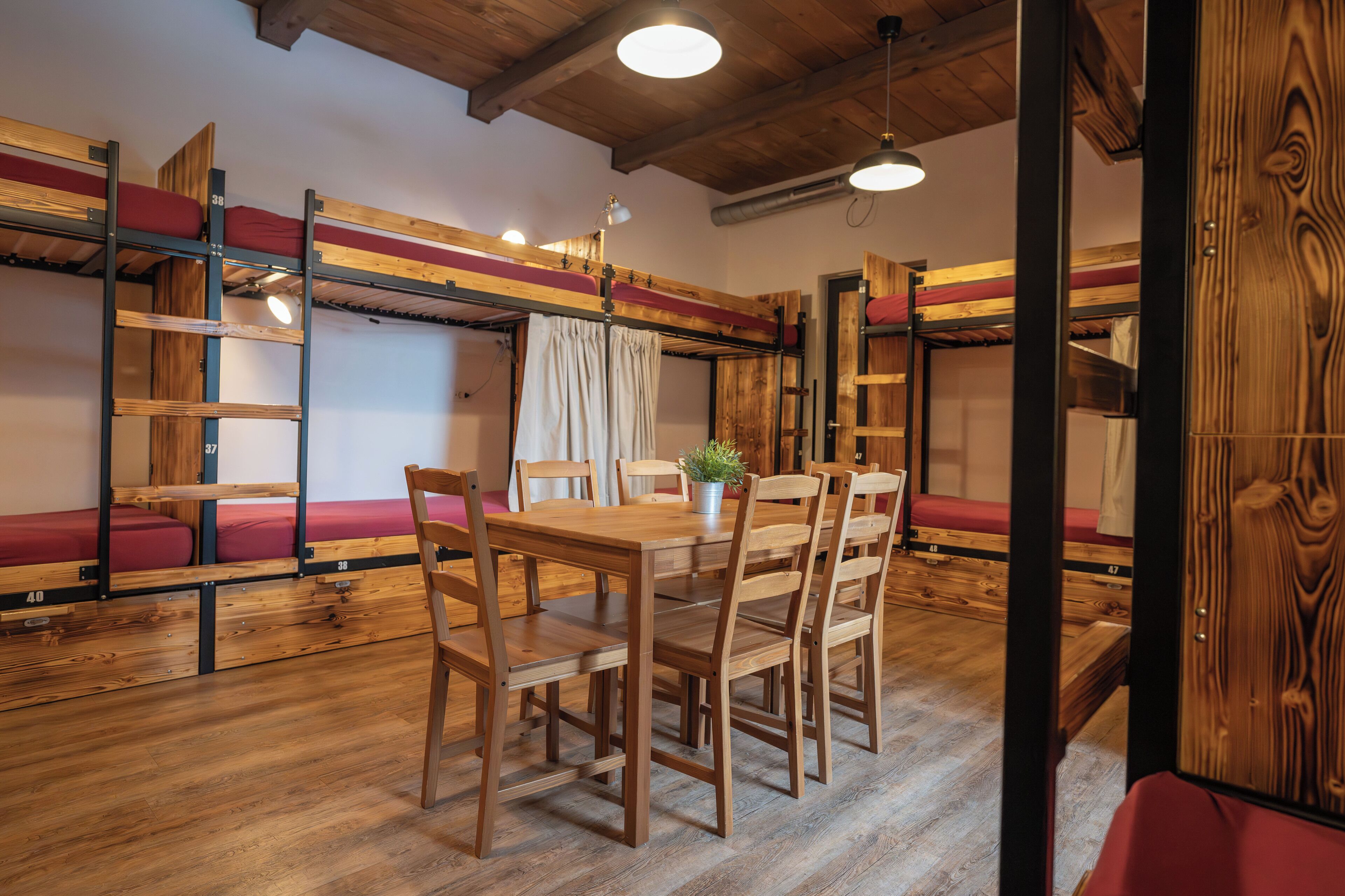 Bunk Bed in 14-Bed Female Dormitory Room | Tende oscuranti, Wi-Fi gratuito, lenzuola