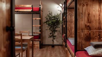 Bunk Bed in 14-Bed Female Dormitory Room | Blackout curtains, free WiFi, bed sheets
