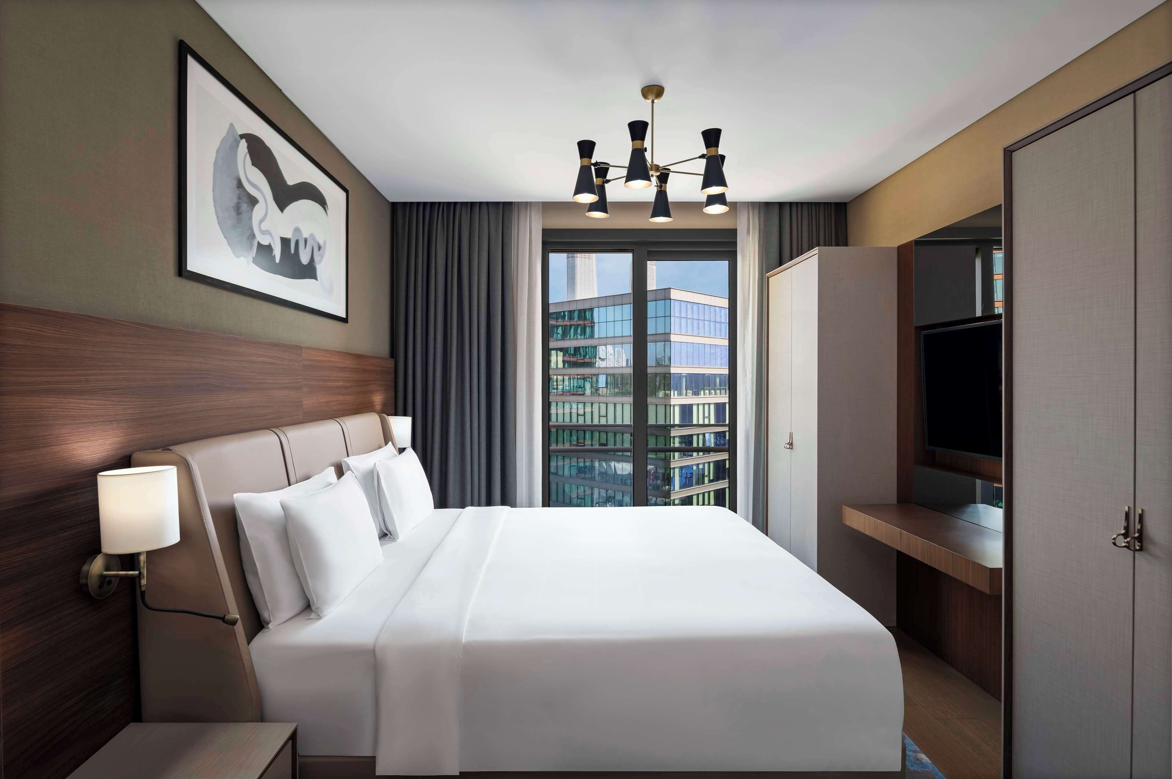 Penthouse | Premium bedding, down comforters, memory foam beds, in-room safe