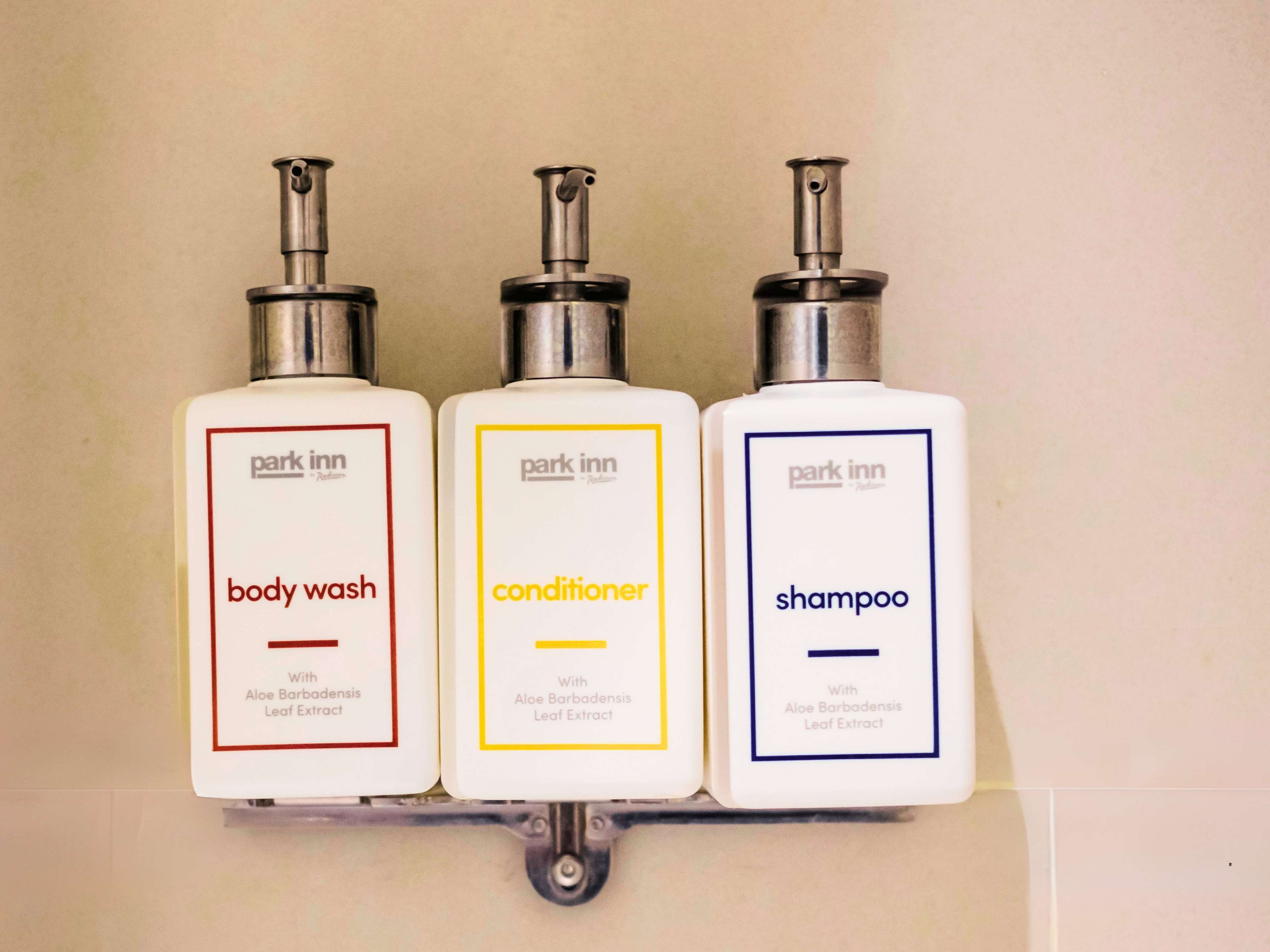 shower, rainfall showerhead, eco-friendly toiletries, hair dryer