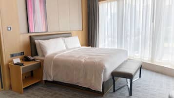 Minibar, in-room safe, individually decorated, desk