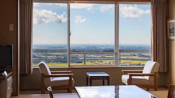 Japanese C(10Tatami)(Panorama View)(With Toilet)(Non-smoking) | 1 bedroom, in-room safe, free WiFi, bed sheets