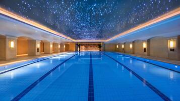 Indoor pool, seasonal outdoor pool