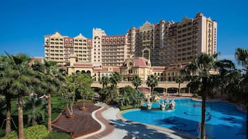 Indoor pool, seasonal outdoor pool