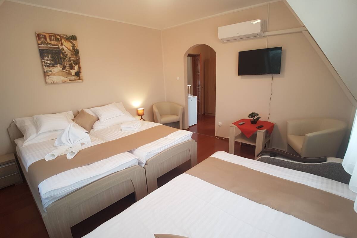 Camera Superior, vista città | Biancheria da letto di alta qualità, materassi Select Comfort