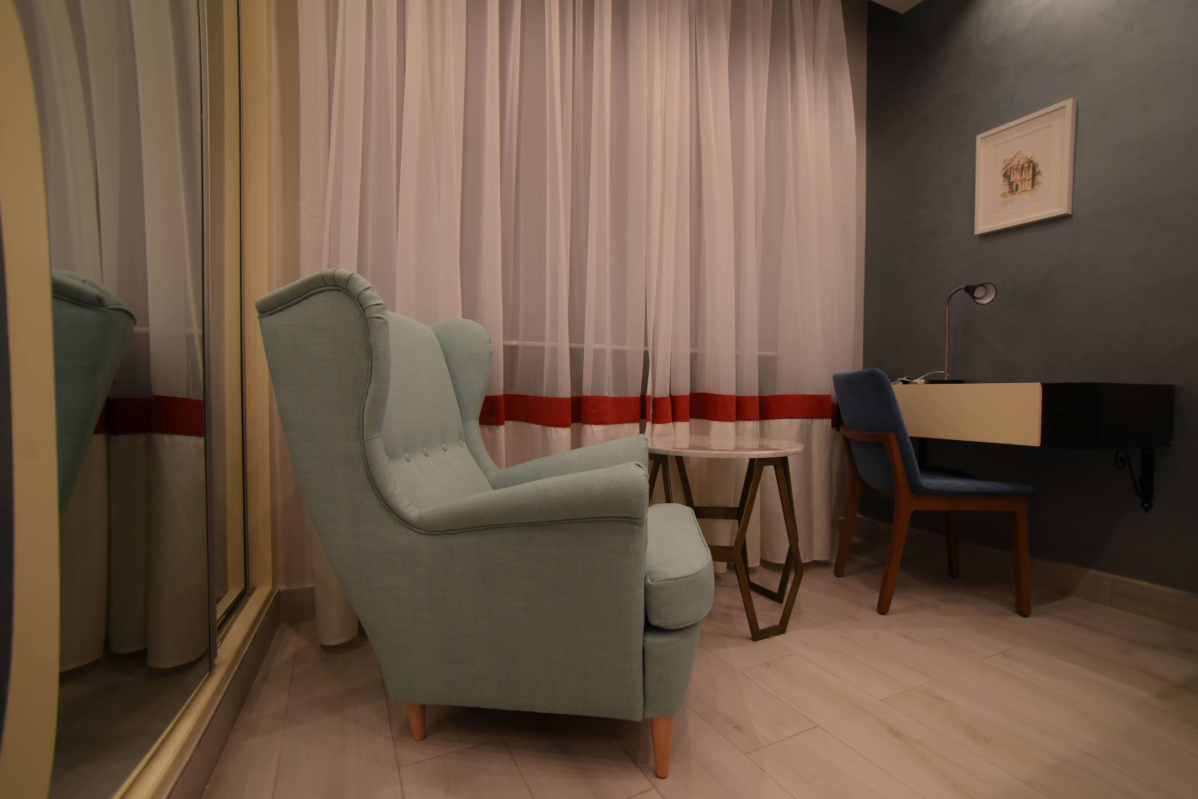 free minibar items, in-room safe, desk, blackout curtains