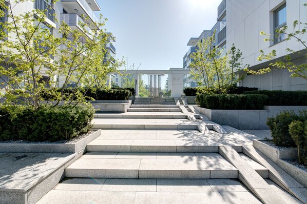 Voorkant van accommodatie