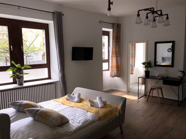 Comfort Double Room | Living area - Boutique-Hotel 'Altes Rathaus' (Lahnstein)