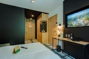 1 habitación y colchones con efecto memoria