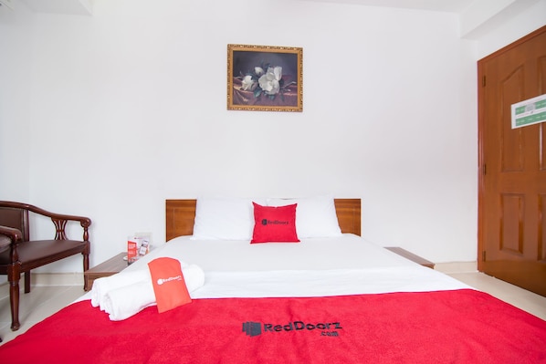 Chambre double | Bureau, accès au Wi-Fi (inclus), literie fournie