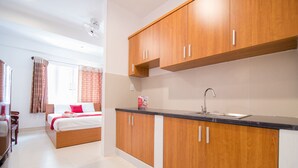 ห้องแฟมิลี่ | โต๊ะทำงาน, Wi-Fi ฟรี, ผ้าปูที่นอน