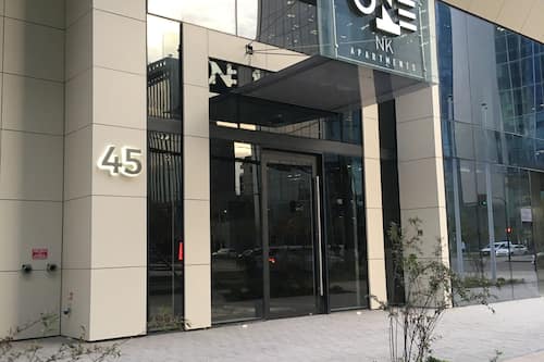 Fassade der Unterkunft