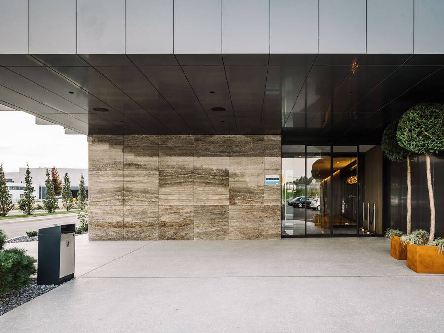 Entrada de la propiedad