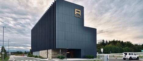 Voorkant van accommodatie