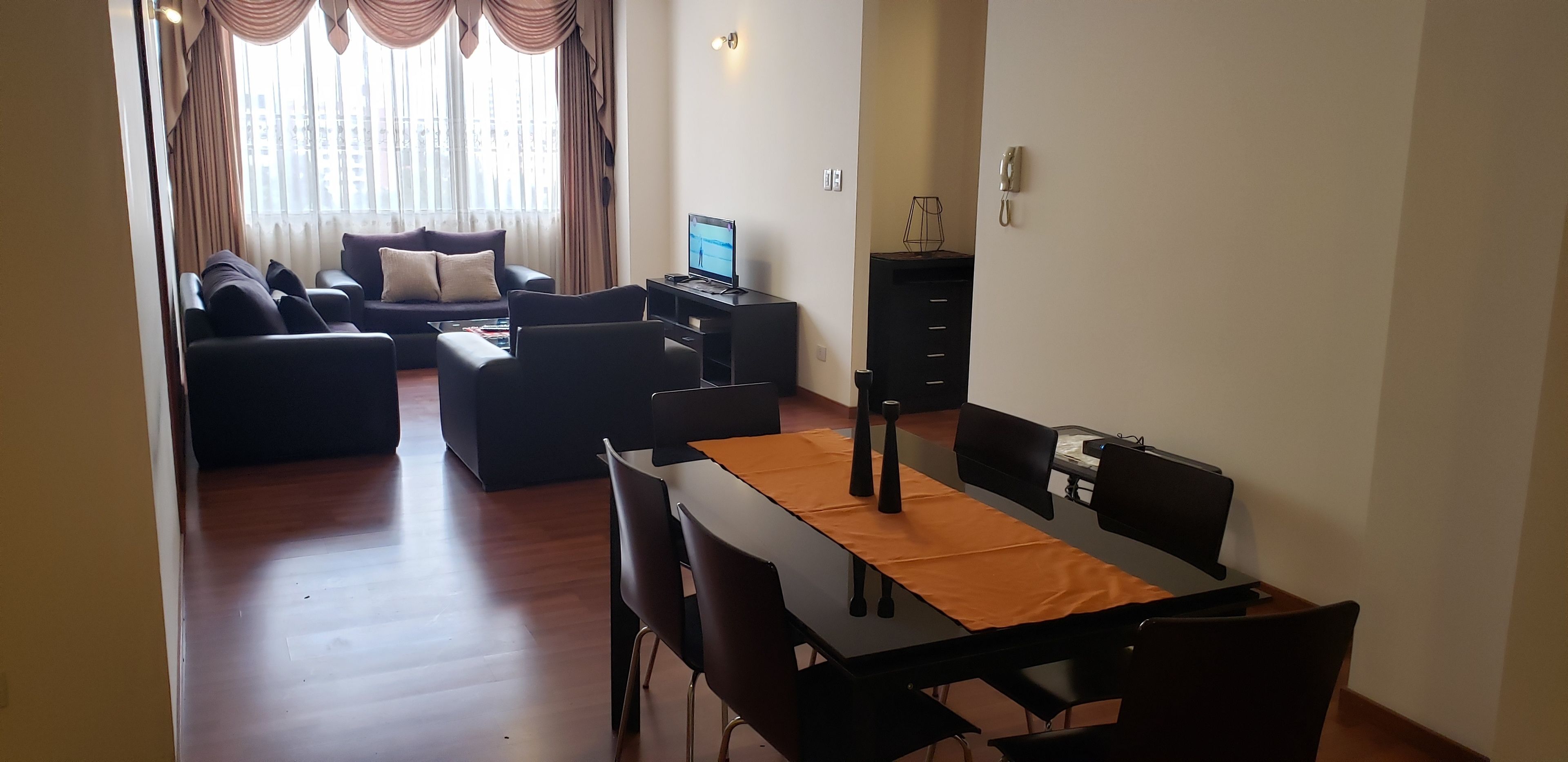 Apartment, 2 Bedrooms | Living area | 32-inch plasma TV with cable channels, TV