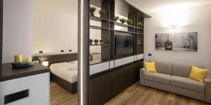 Appartement, 1 chambre | Coin séjour