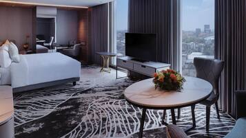 豪華套房, 1 張特大雙人床 | 1 間睡房、高級寢具、房內夾萬、獨特設計