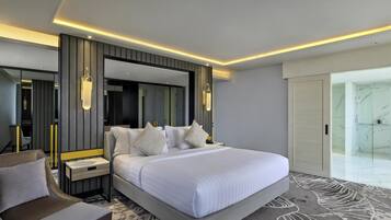 Presidential-suite - 1 kingsize-seng | Premium-sengetøj, pengeskab på værelset, individuelt design